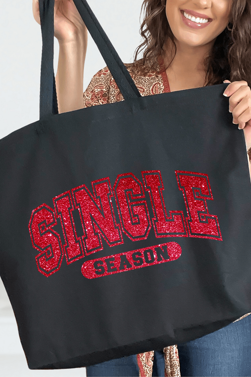 Single Season Canvas Jumbo Tote - Wholesale Accessory Market