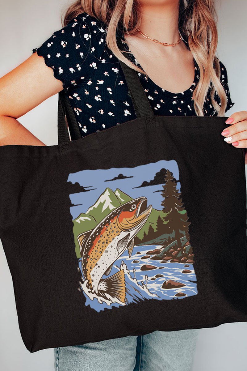 Stay Bassy Canvas Jumbo Tote - Wholesale Accessory Market