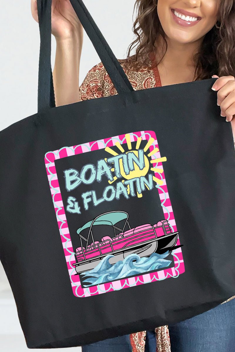 Sunny Boatin & Floatin Canvas Jumbo Tote - Wholesale Accessory Market