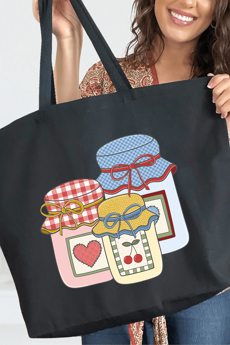 Sweet Country Preserves Canvas Jumbo Tote - Wholesale Accessory Market