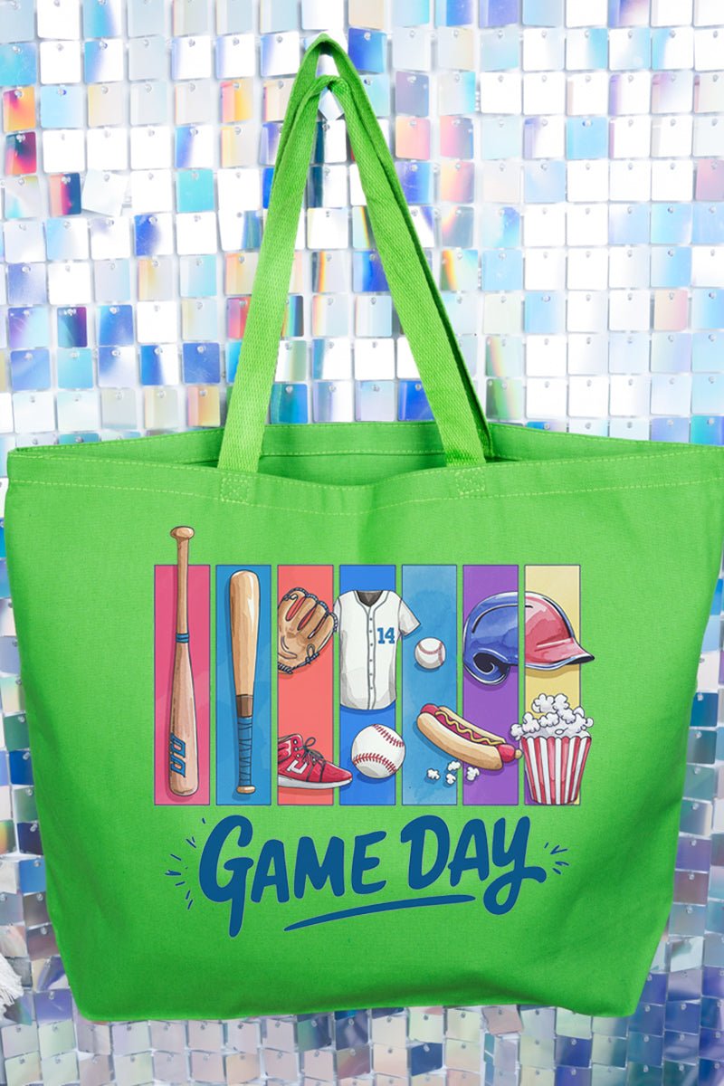 Swing Into Color Canvas Jumbo Tote - Wholesale Accessory Market