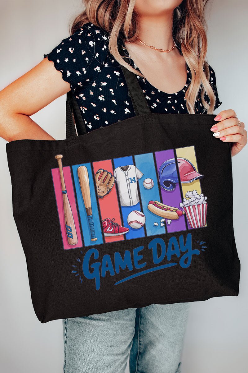 Swing Into Color Canvas Jumbo Tote - Wholesale Accessory Market