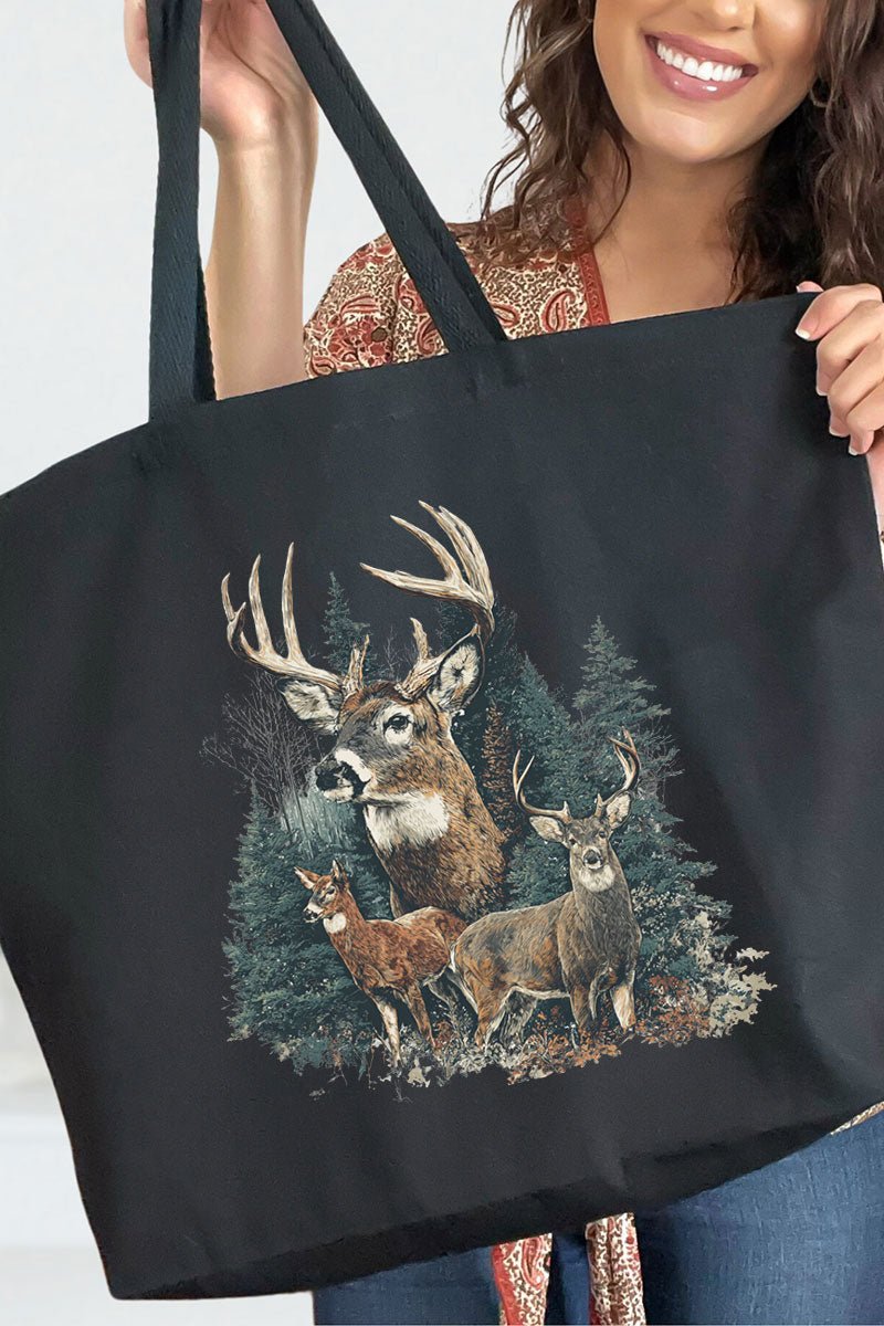 Timber Trails Canvas Jumbo Tote - Wholesale Accessory Market