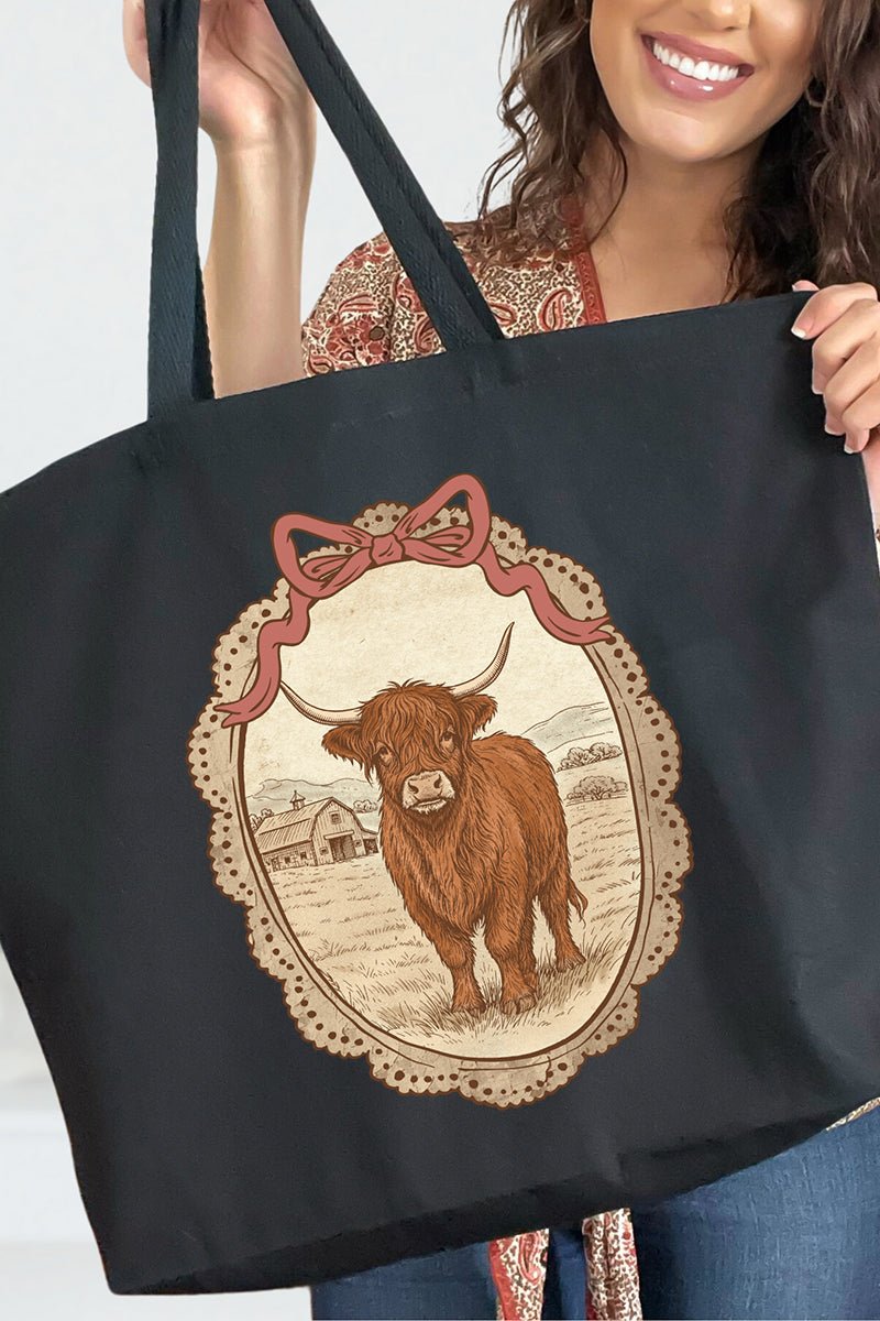 Willow And Wool Canvas Jumbo Tote - Wholesale Accessory Market