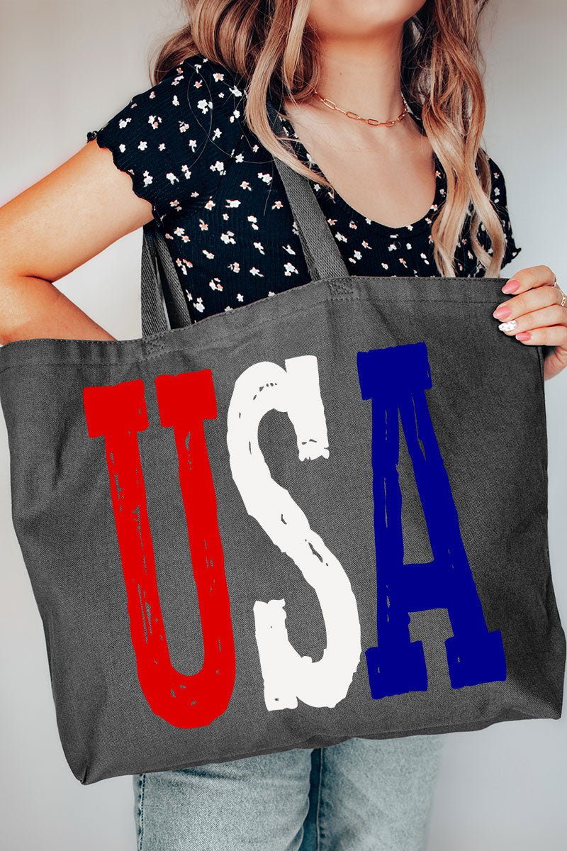 Born Free USA Canvas Jumbo Tote - Wholesale Accessory Market