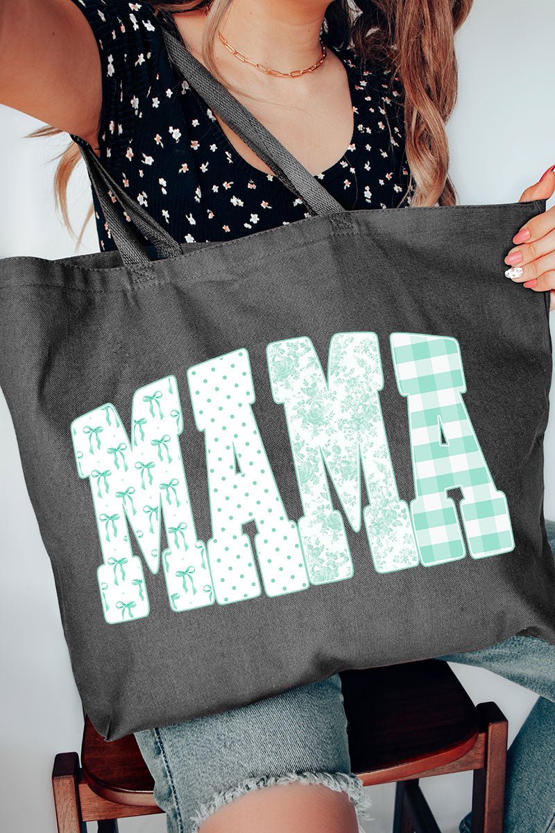 Bow And Green Mama Canvas Jumbo Tote - Wholesale Accessory Market