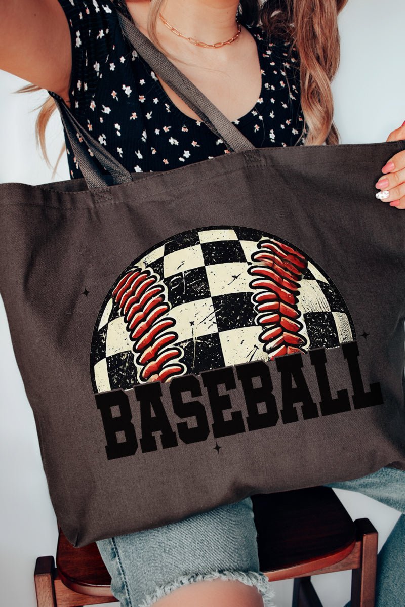 Fastball Fever Canvas Jumbo Tote - Wholesale Accessory Market