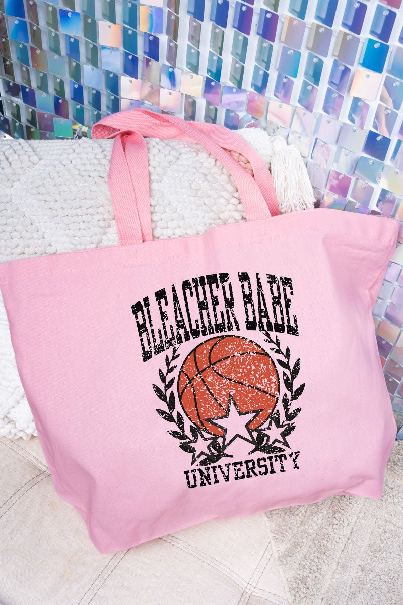 Bleacher Babe University Canvas Jumbo Tote - Wholesale Accessory Market