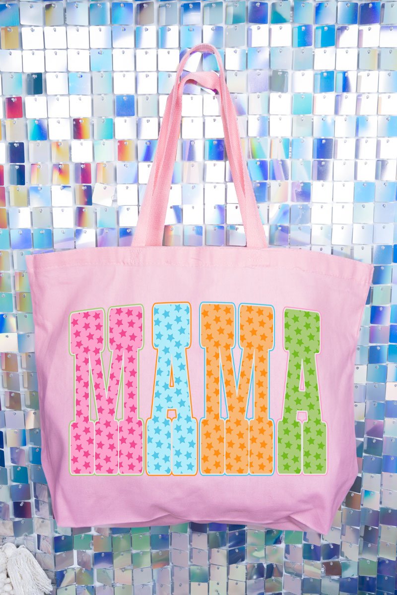 Galaxy Mama Canvas Jumbo Tote - Wholesale Accessory Market