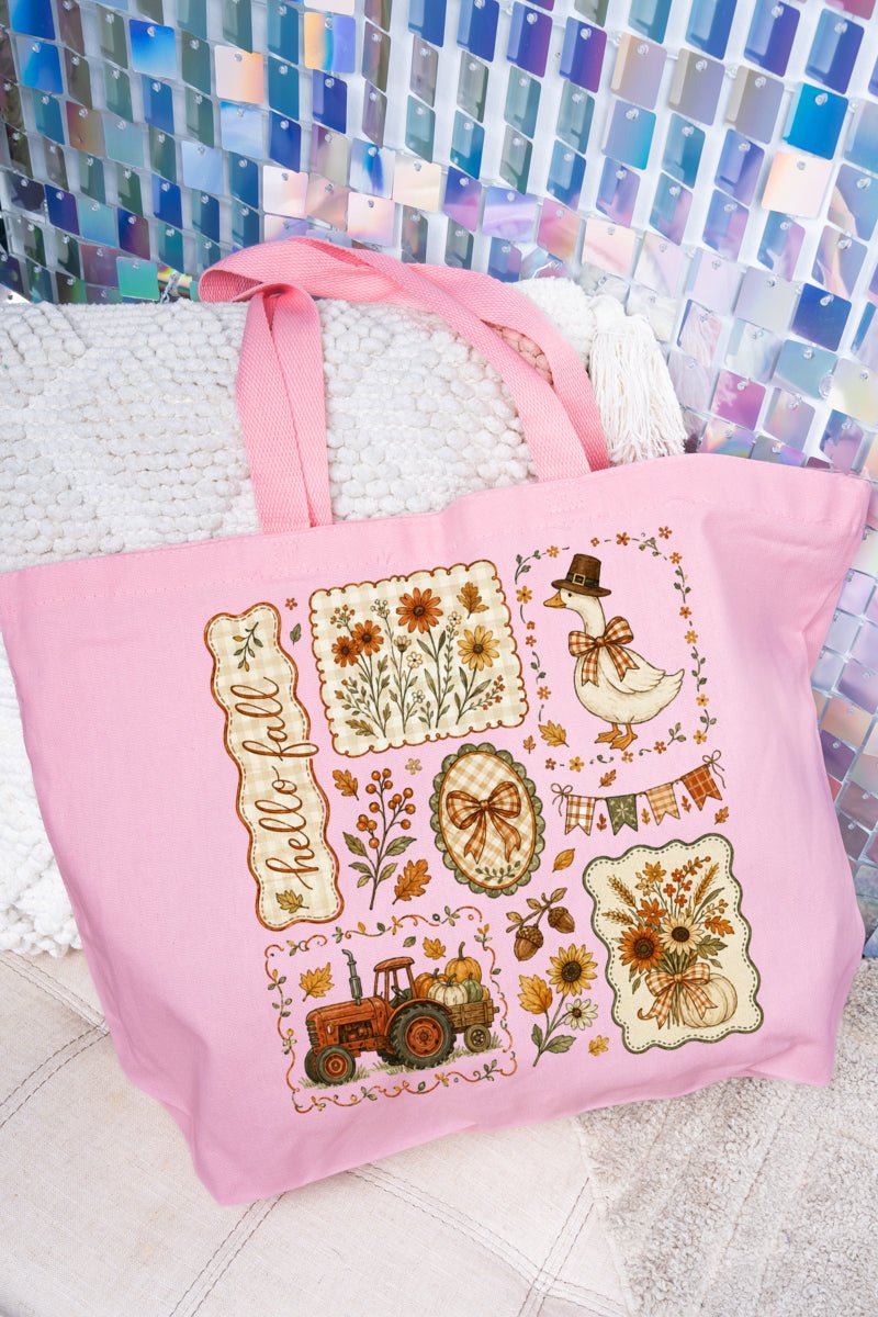 Harvest Keepsakes Canvas Jumbo Tote - Wholesale Accessory Market