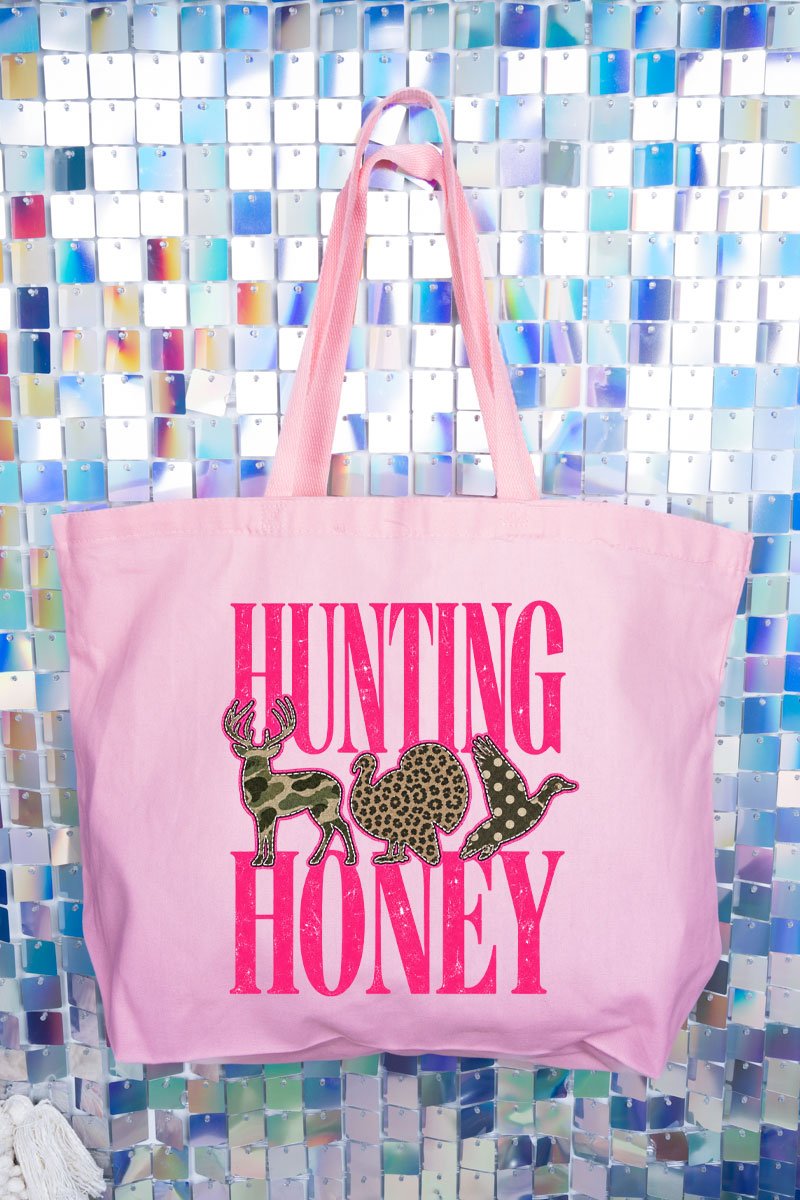 Hunting Honey Wild Mix Canvas Jumbo Tote - Wholesale Accessory Market