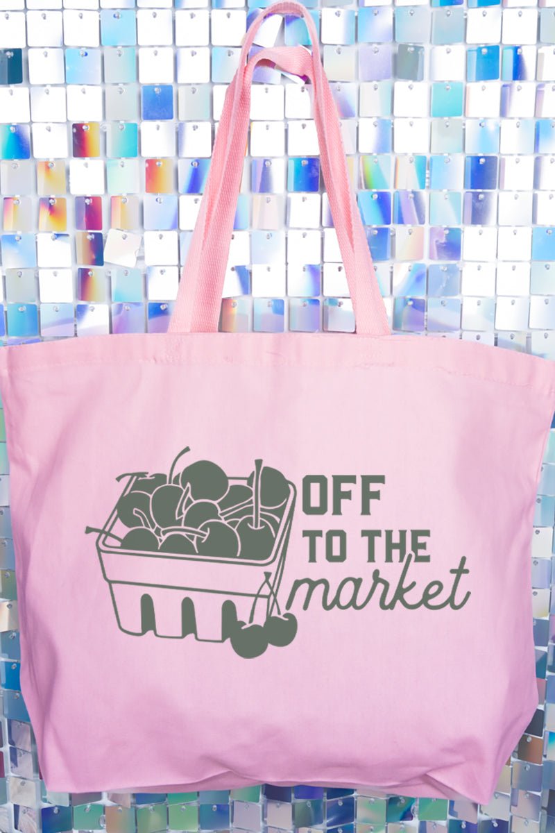 Off To The Market Jumbo Tote - Wholesale Accessory Market