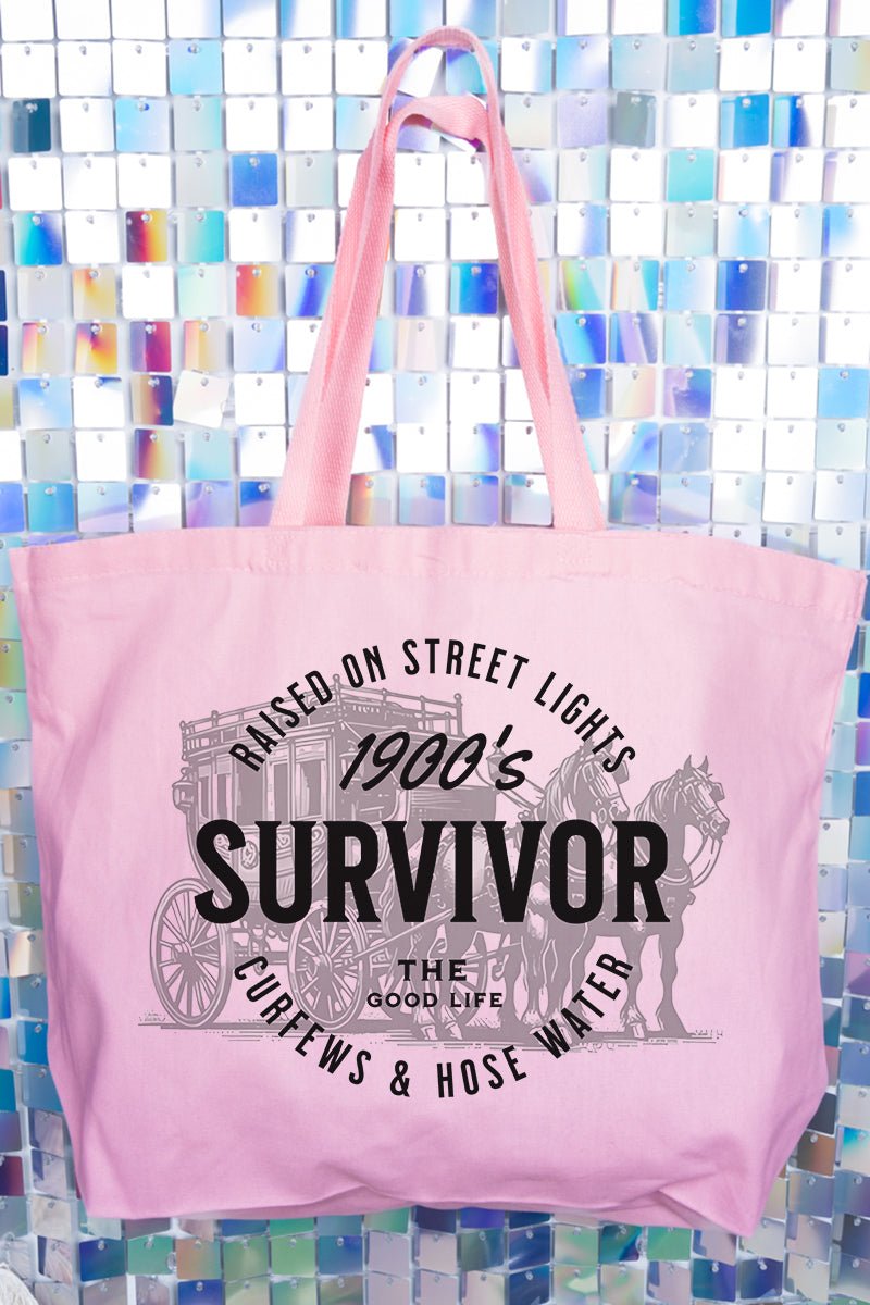 Raised On Street Lights Canvas Jumbo Tote - Wholesale Accessory Market