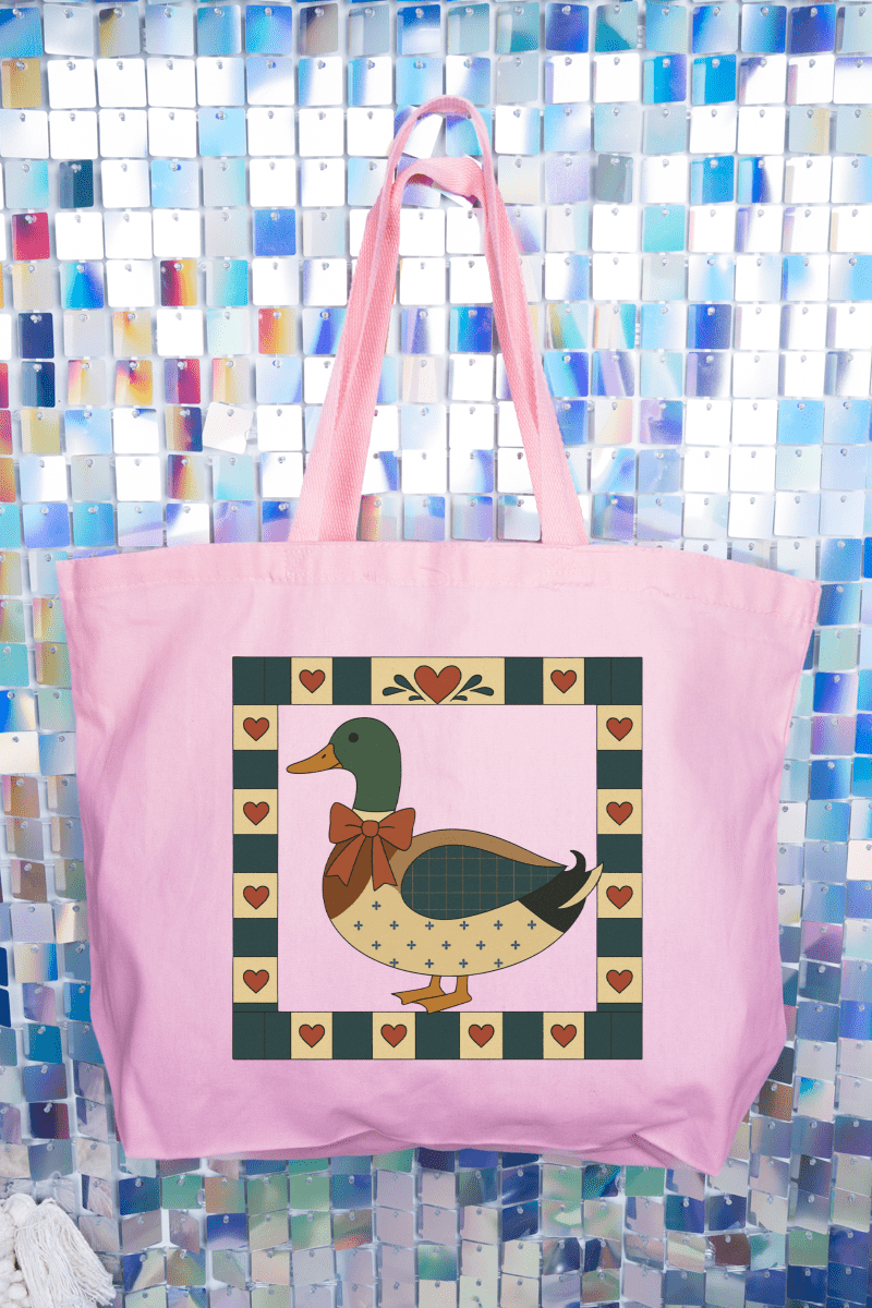 Sunday Mallard Canvas Jumbo Tote - Wholesale Accessory Market