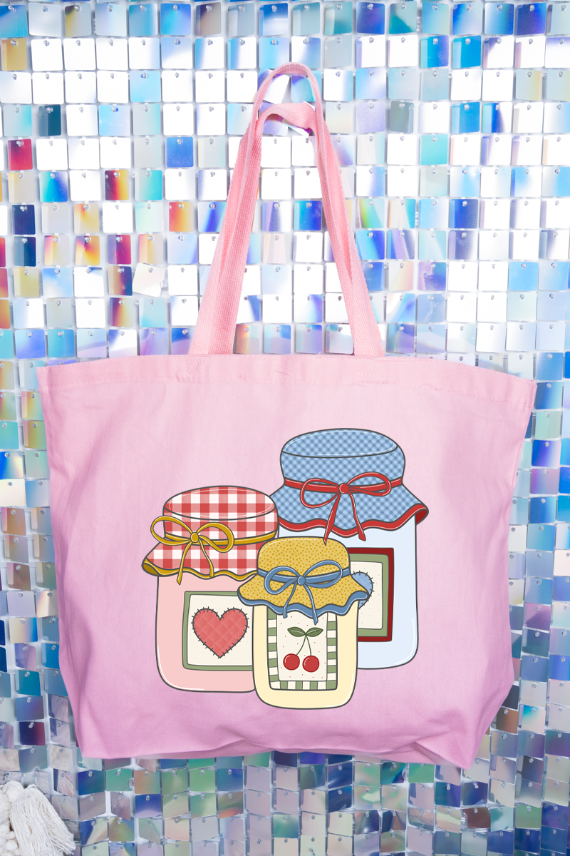 Sweet Country Preserves Canvas Jumbo Tote - Wholesale Accessory Market