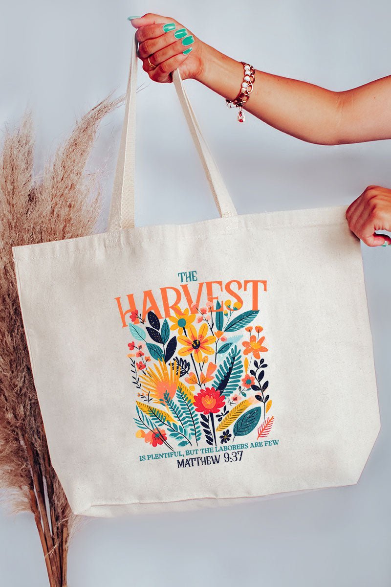 The Harvest Canvas Jumbo Tote - Wholesale Accessory Market