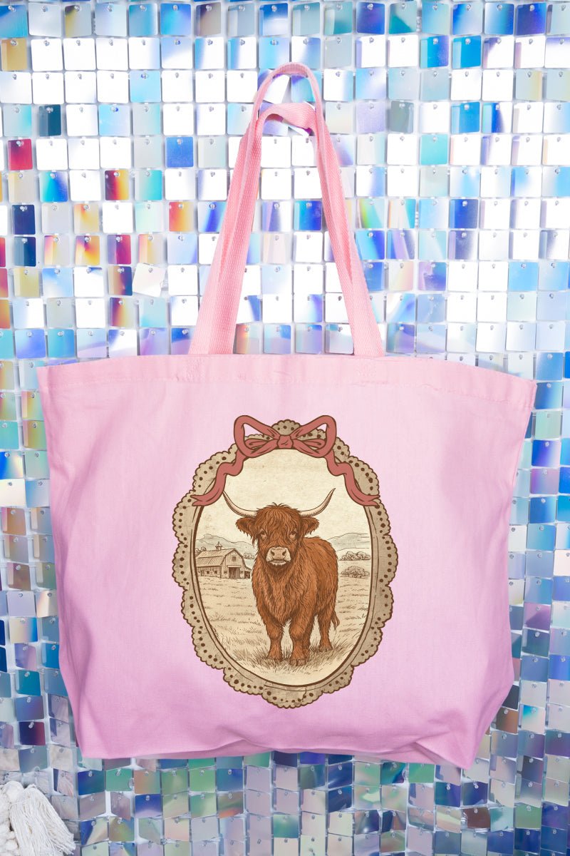 Willow And Wool Canvas Jumbo Tote - Wholesale Accessory Market