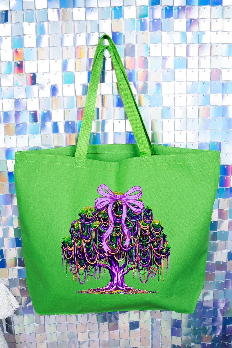 Bayou Bead Tree Canvas Jumbo Tote - Wholesale Accessory Market