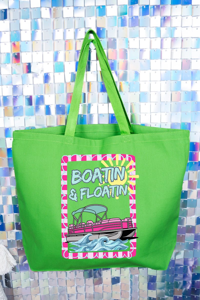 Sunny Boatin & Floatin Canvas Jumbo Tote - Wholesale Accessory Market