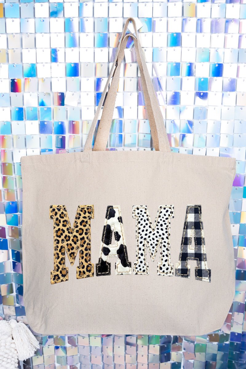 Pattern Play Mama Canvas Jumbo Tote - Wholesale Accessory Market
