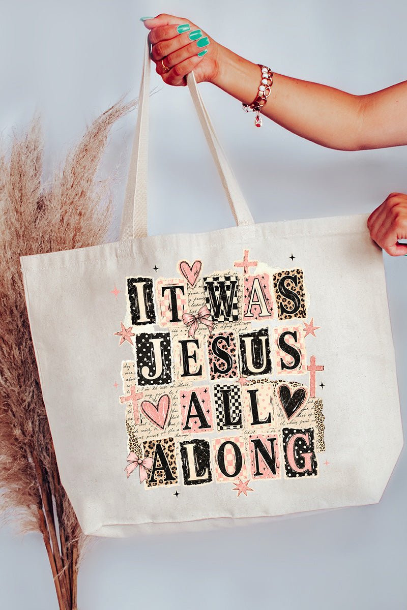 Sunday Scrapbook Canvas Jumbo Tote - Wholesale Accessory Market