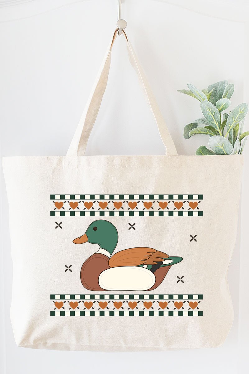 Woodland Duck Canvas Jumbo Tote - Wholesale Accessory Market