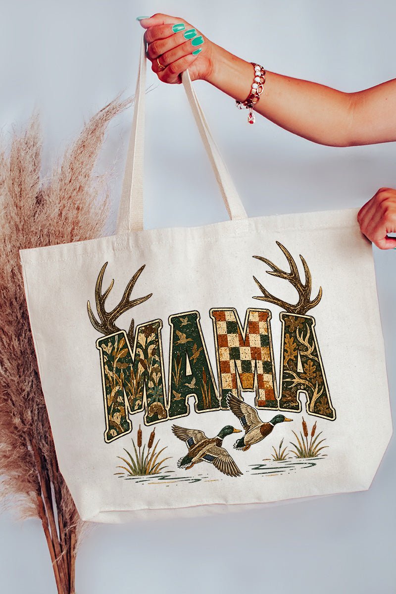 Woodland Mama Canvas Jumbo Tote - Wholesale Accessory Market
