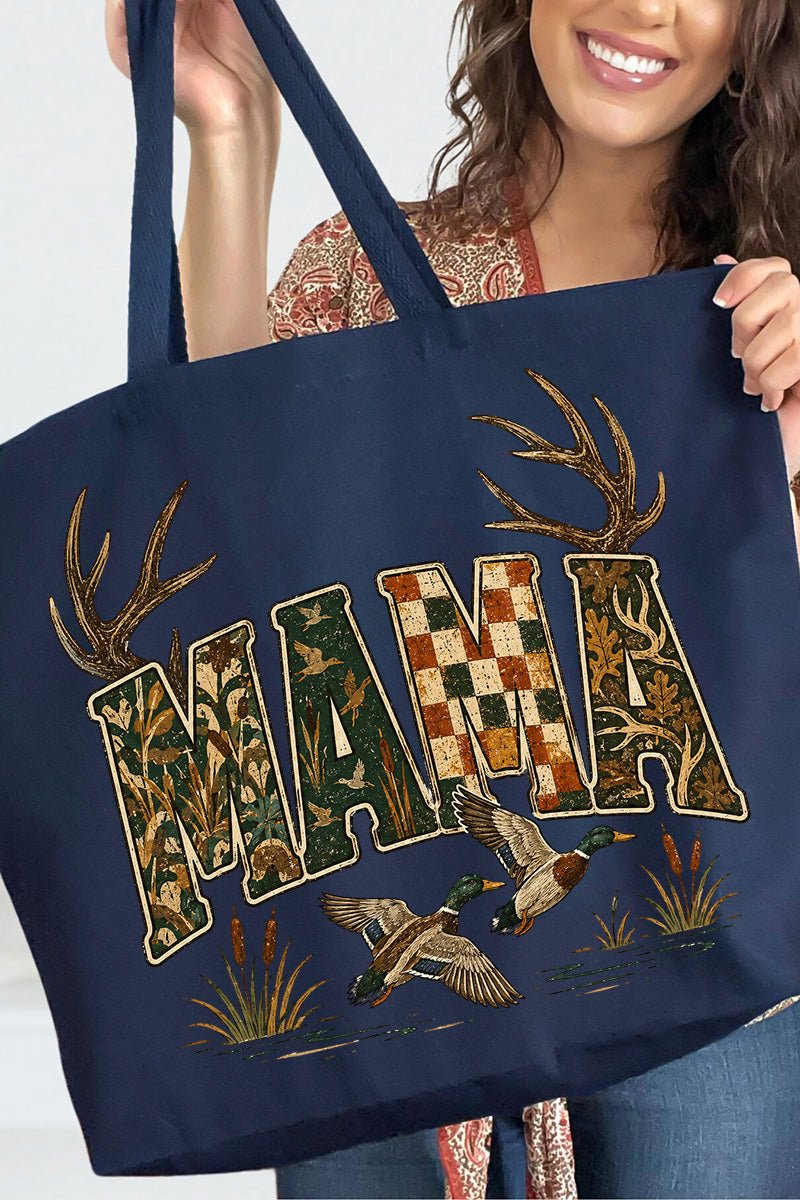 Woodland Mama Canvas Jumbo Tote - Wholesale Accessory Market