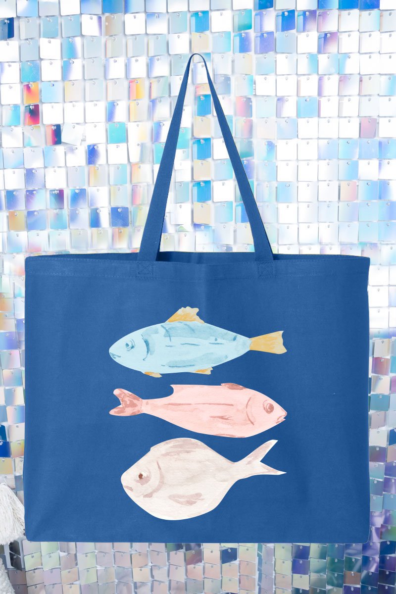 Bless Your Gills Canvas Jumbo Tote - Wholesale Accessory Market