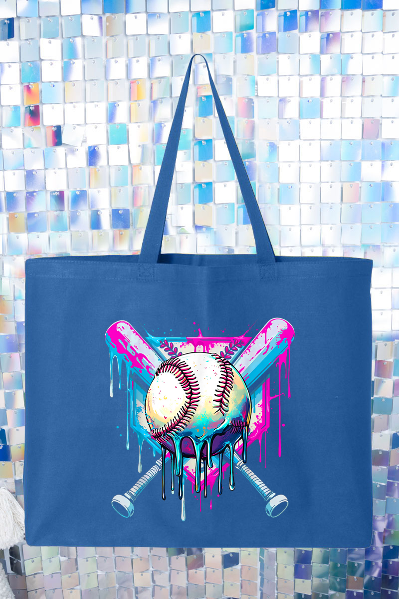 Diamond Drip Canvas Jumbo Tote - Wholesale Accessory Market