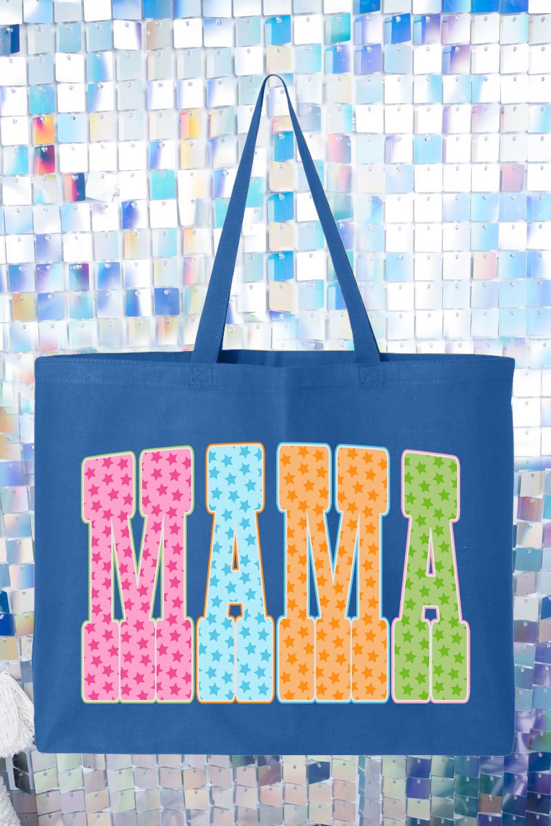 Galaxy Mama Canvas Jumbo Tote - Wholesale Accessory Market
