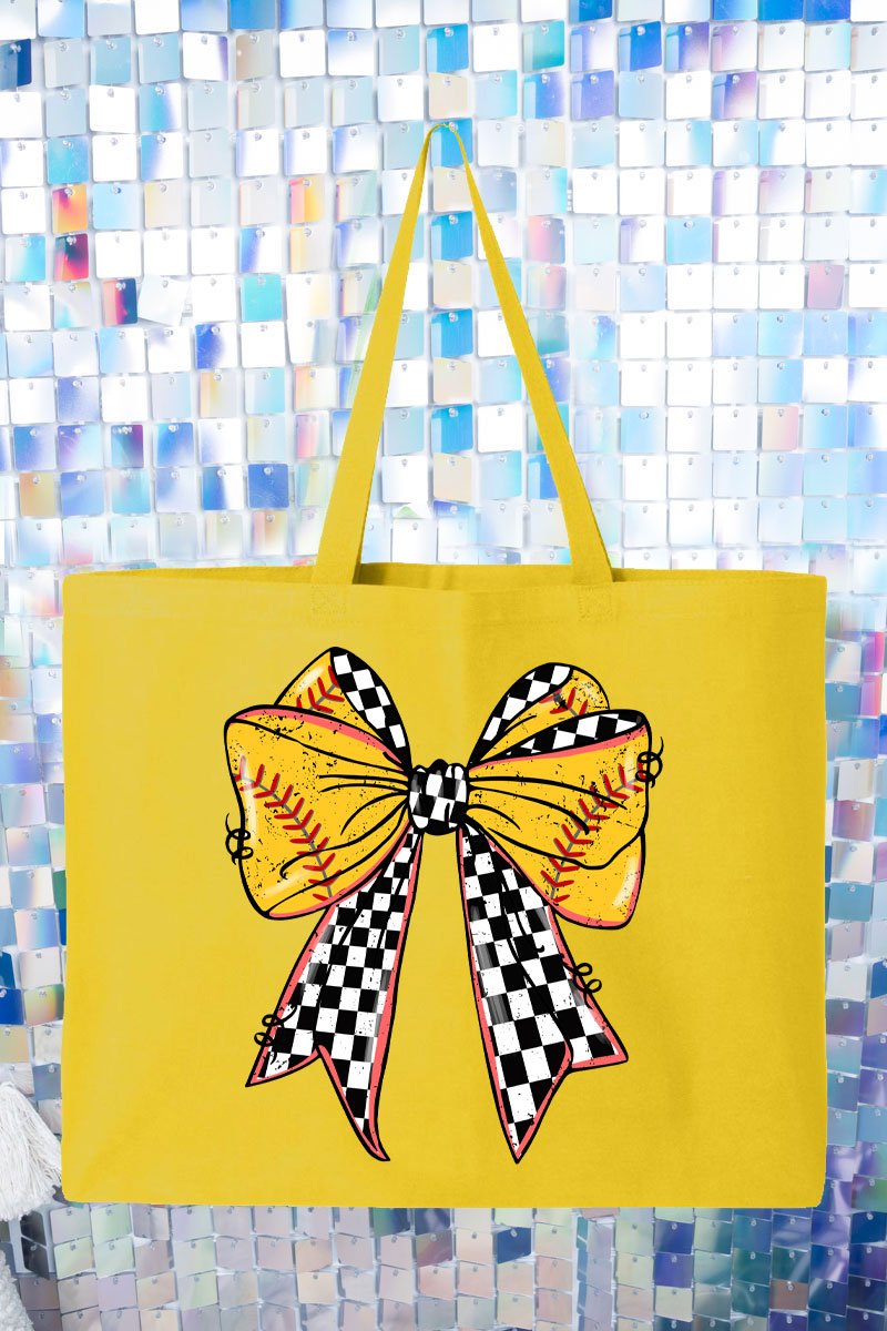 Fastpitch Check Canvas Jumbo Tote - Wholesale Accessory Market