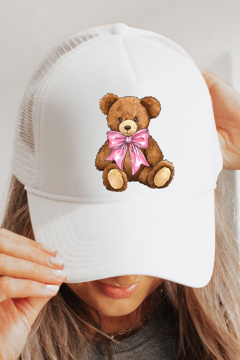 Coquette Bow Bliss Foam Mesh Back Trucker Cap - Wholesale Accessory Market