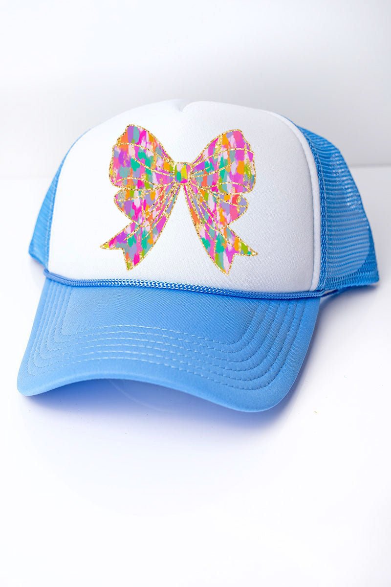 Glitzy Brushed Coquette Foam Mesh Back Trucker Cap - Wholesale Accessory Market