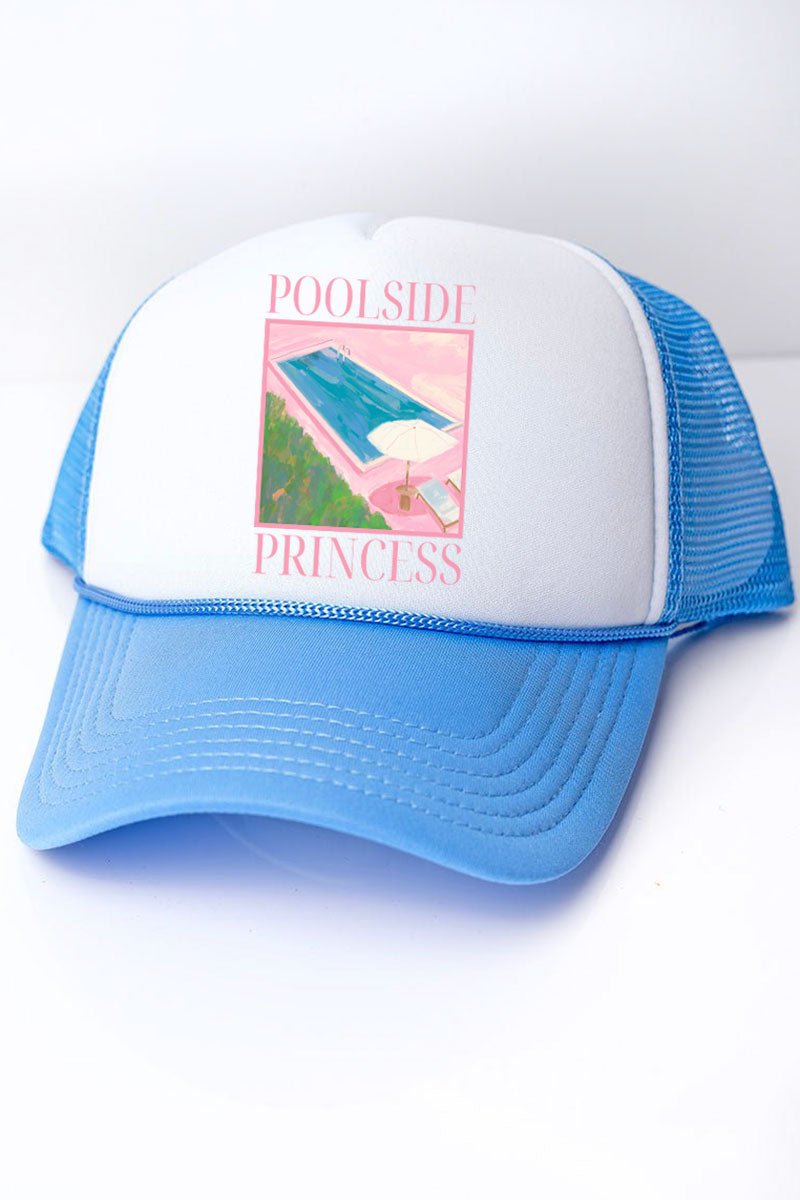 Poolside Princess Foam Mesh Back Trucker Cap - Wholesale Accessory Market