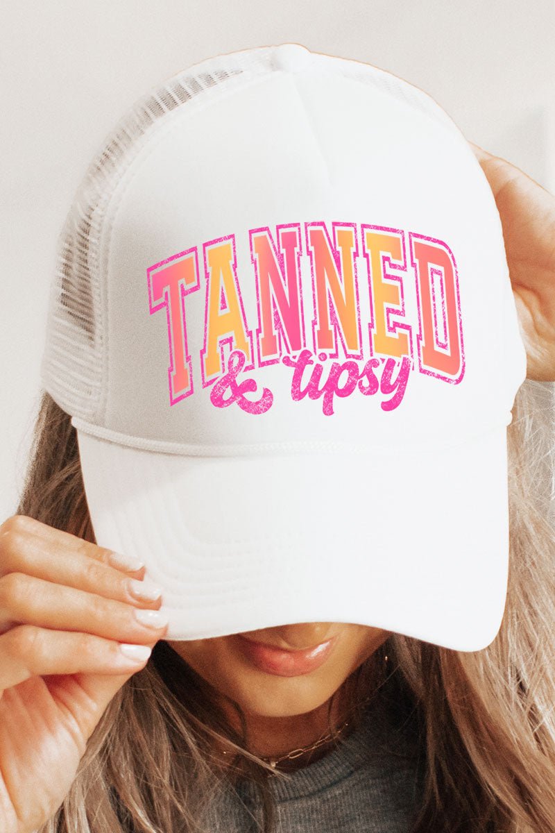 Tropical Tipsy Tones Foam Mesh Back Trucker Cap - Wholesale Accessory Market