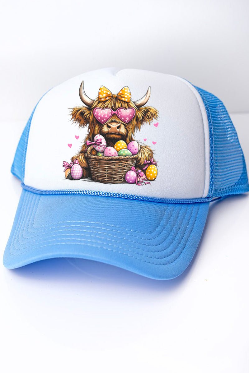 Highland Hops & Eggs Foam Mesh Back Trucker Cap - Wholesale Accessory Market