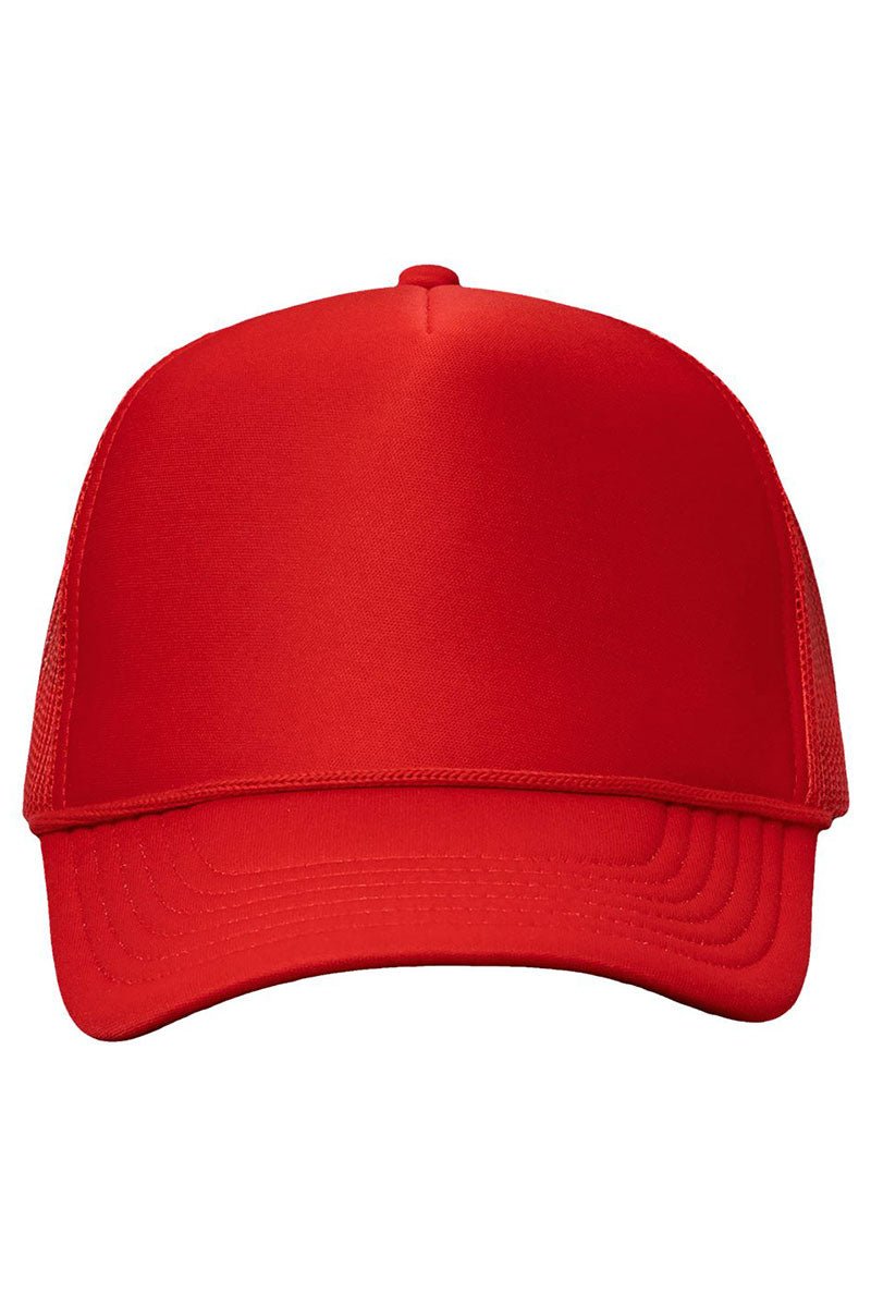 Checkerboard Pitch Foam Mesh Back Trucker Cap - Wholesale Accessory Market