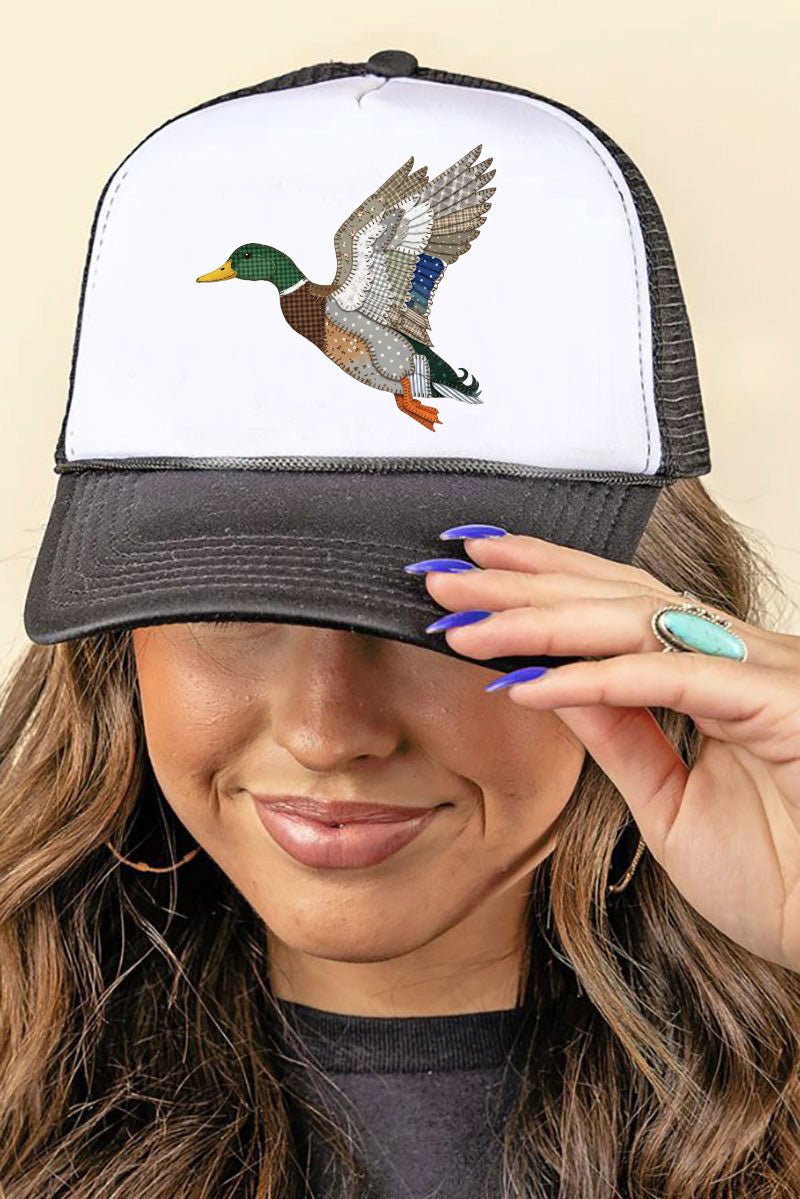 Mallard Flights Foam Mesh Back Trucker Cap - Wholesale Accessory Market