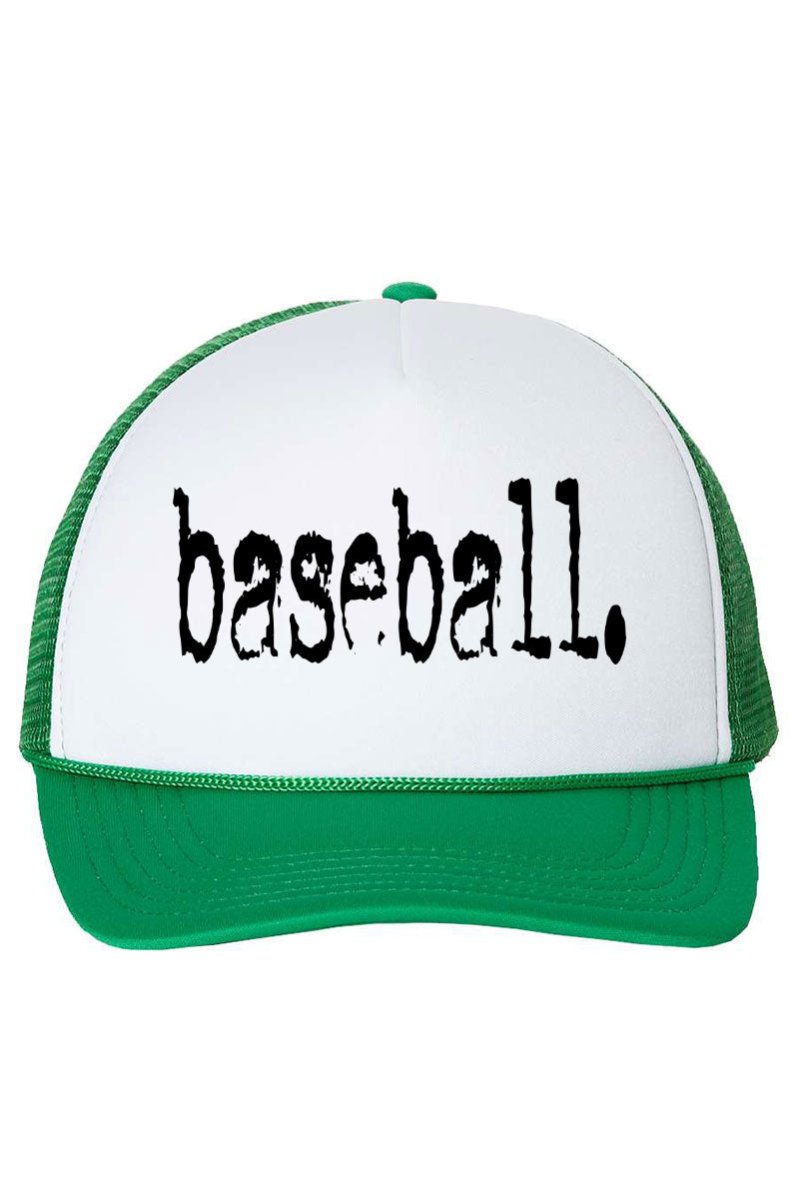 Distressed Baseball. Foam Mesh Back Trucker Cap - Wholesale Accessory Market