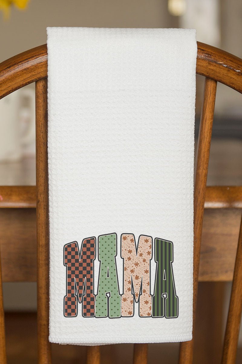 Country Chic Mama Waffle Kitchen Towel - Wholesale Accessory Market