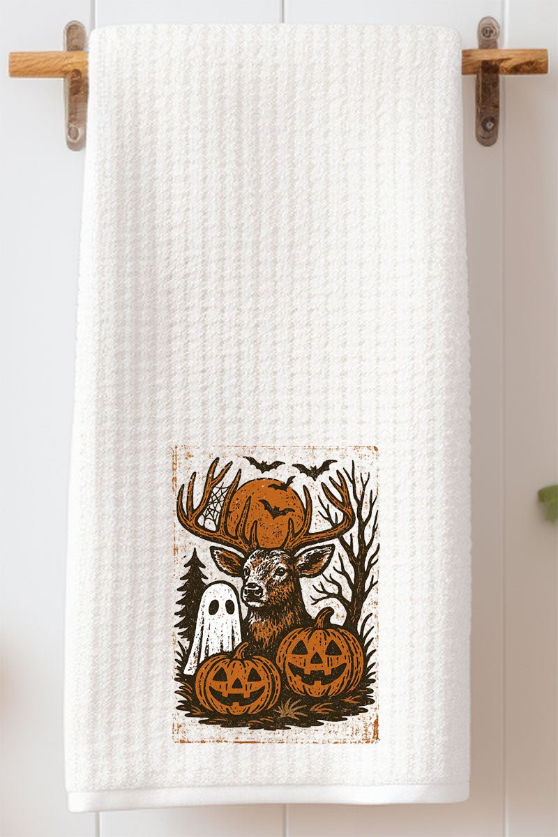 Deerly Departed Waffle Kitchen Towel - Wholesale Accessory Market
