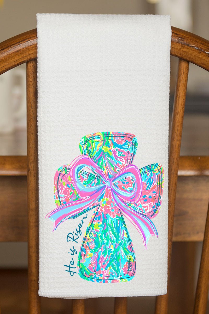 Faith & Frills Waffle Kitchen Towel - Wholesale Accessory Market