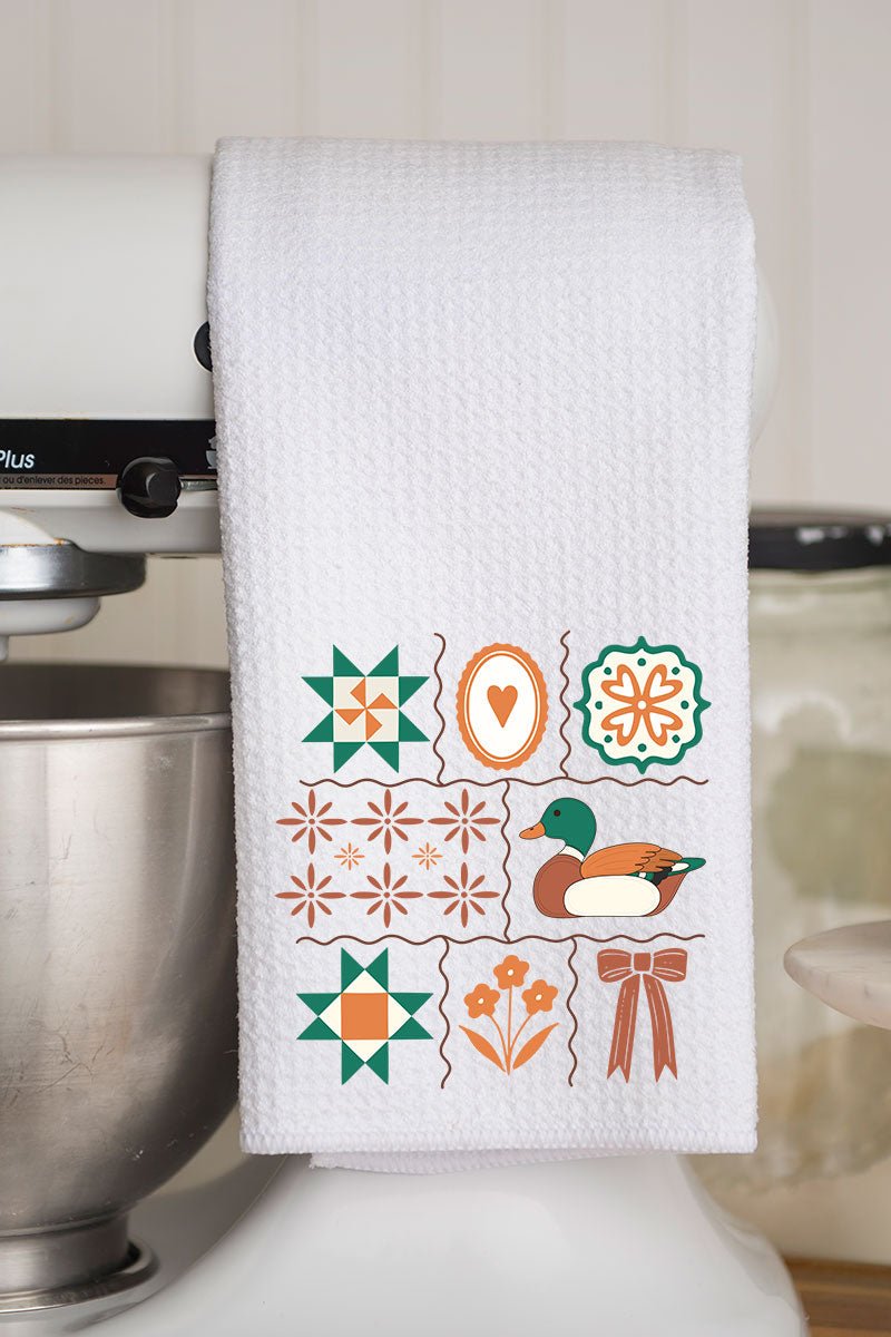 Homestead Duck Waffle Kitchen Towel - Wholesale Accessory Market