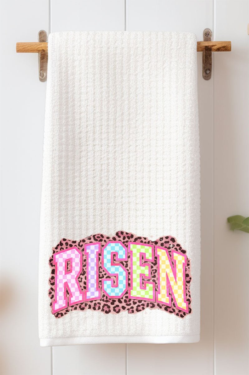 Risen In Color Waffle Kitchen Towel - Wholesale Accessory Market
