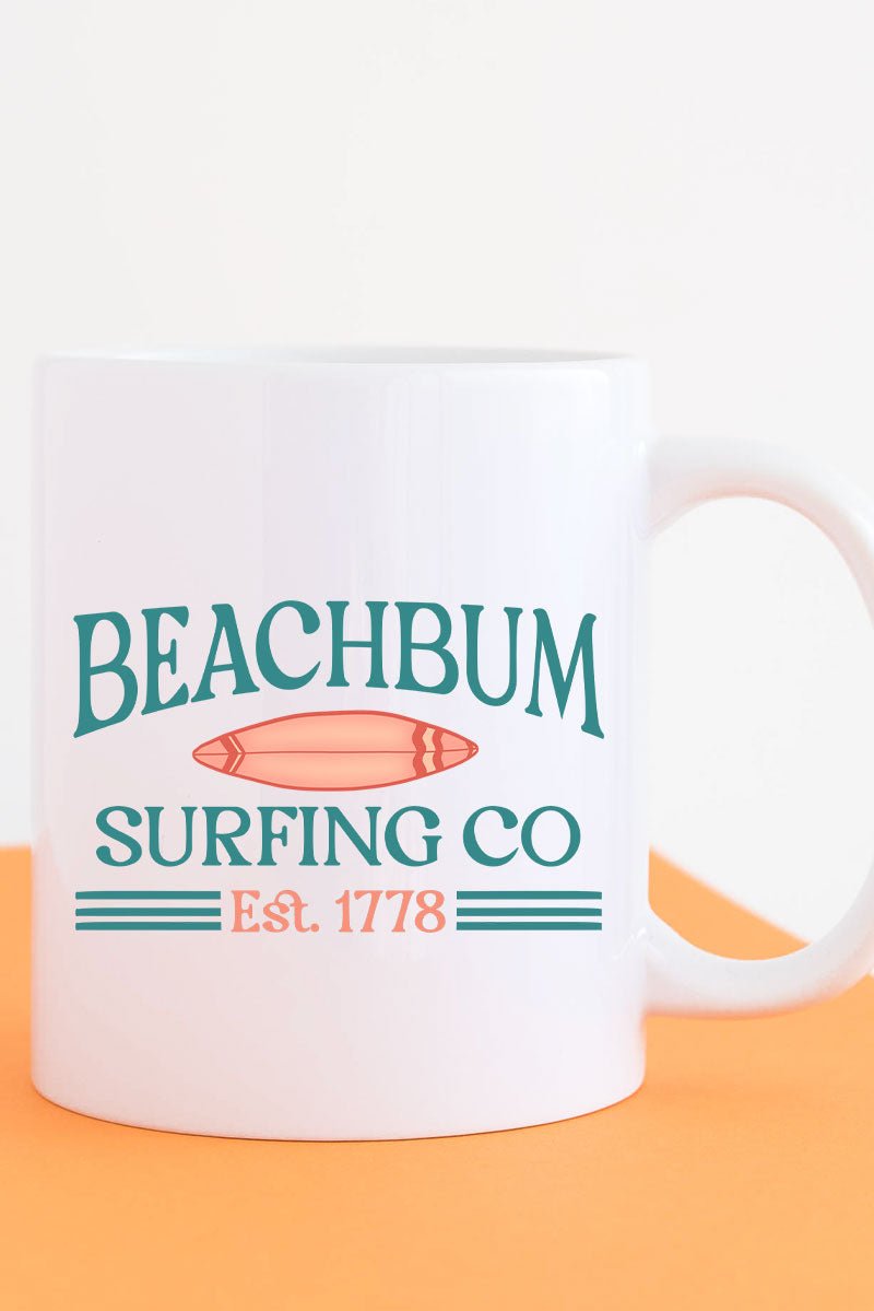 Beachbum Surfing Co Ceramic Mug - Wholesale Accessory Market