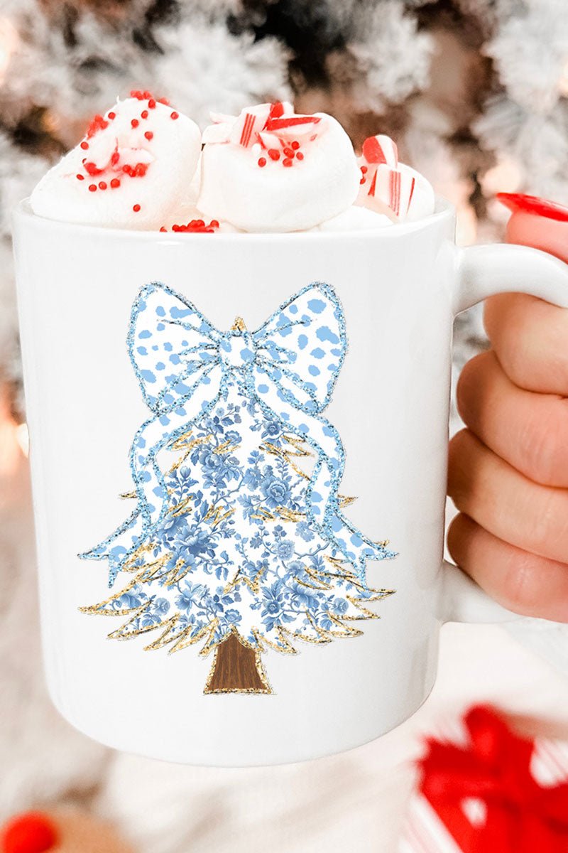 Blue Chinoiserie Tree Ceramic Mug - Wholesale Accessory Market