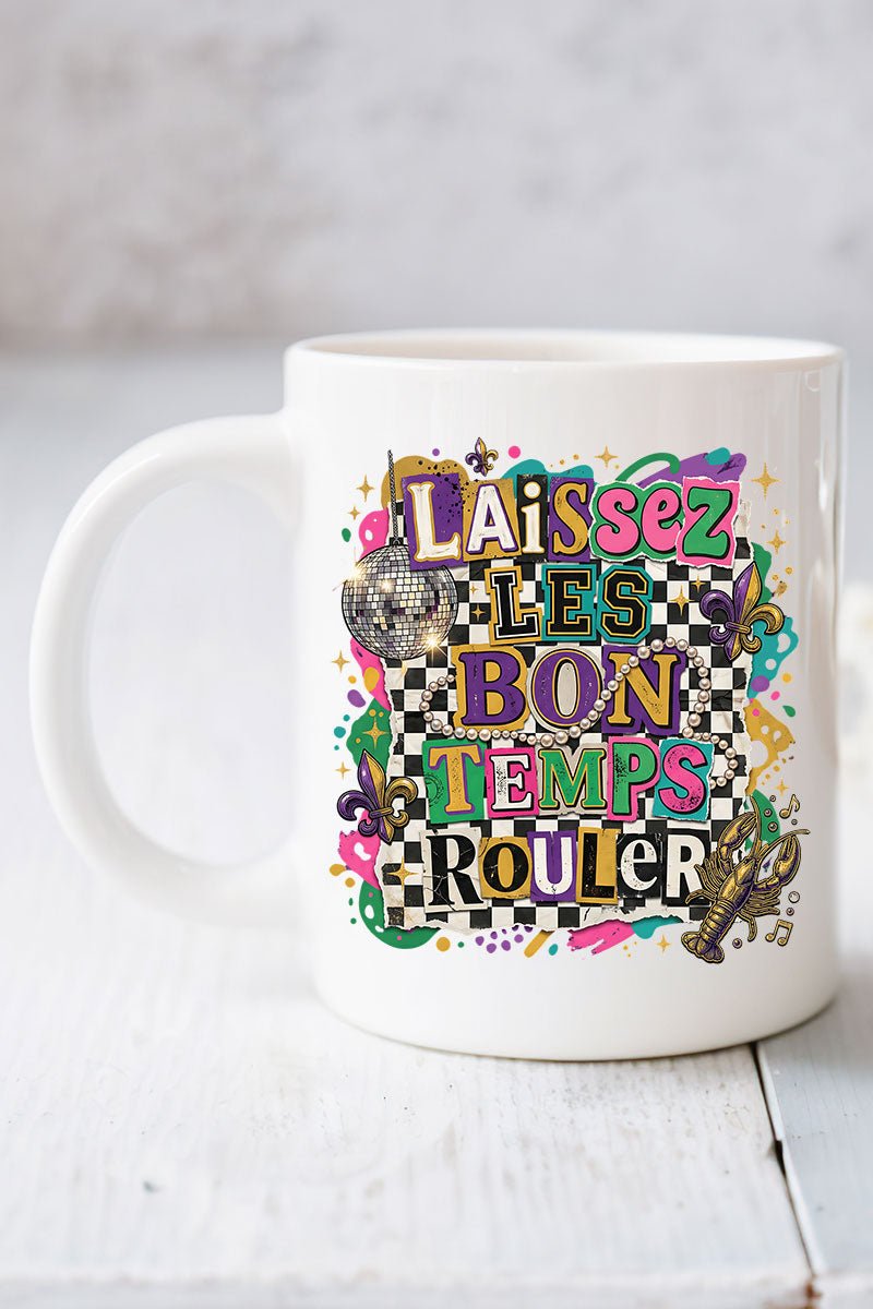 Bold Laissez Les Bon Temps Rouler Ceramic Mug - Wholesale Accessory Market