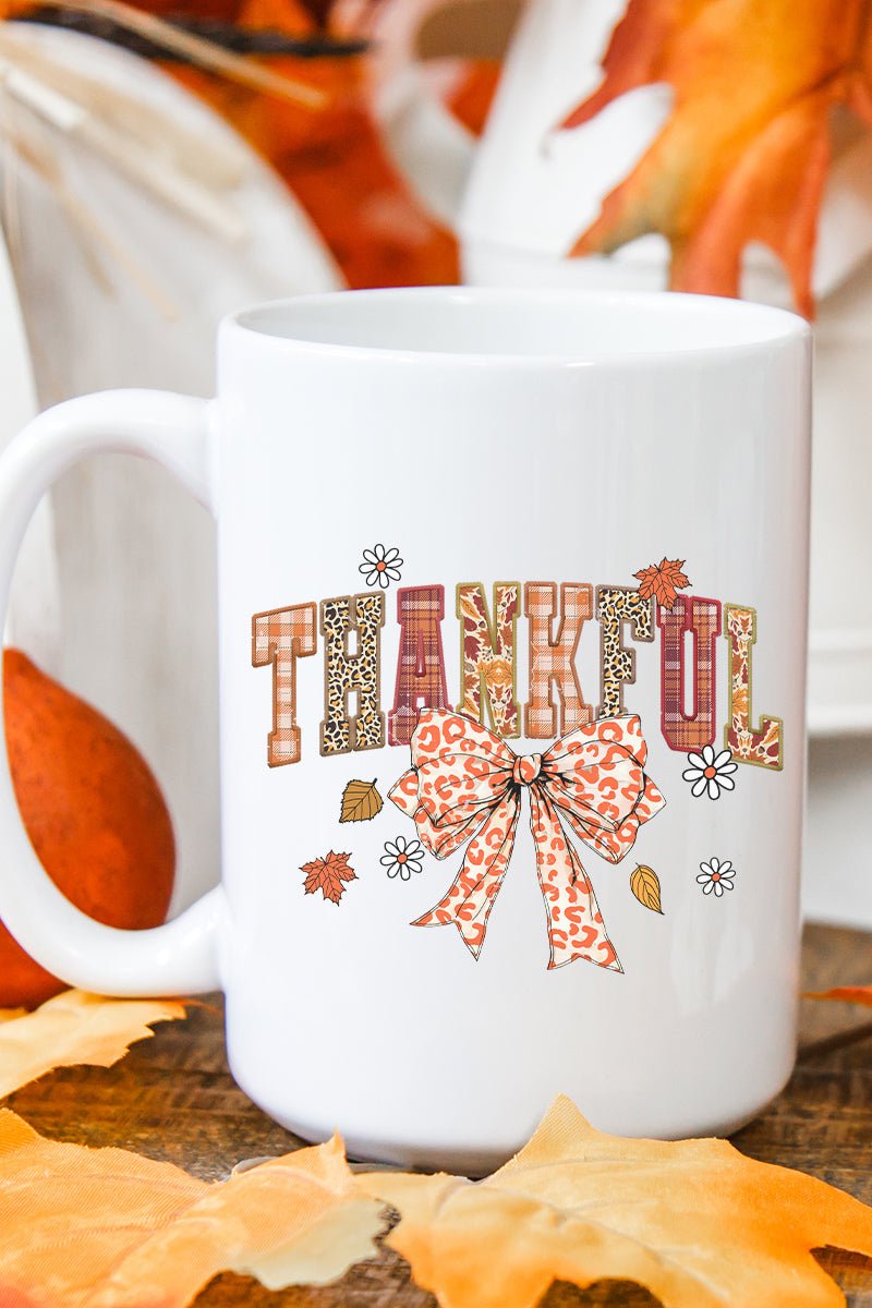 Bowy Thankful Ceramic Mug - Wholesale Accessory Market