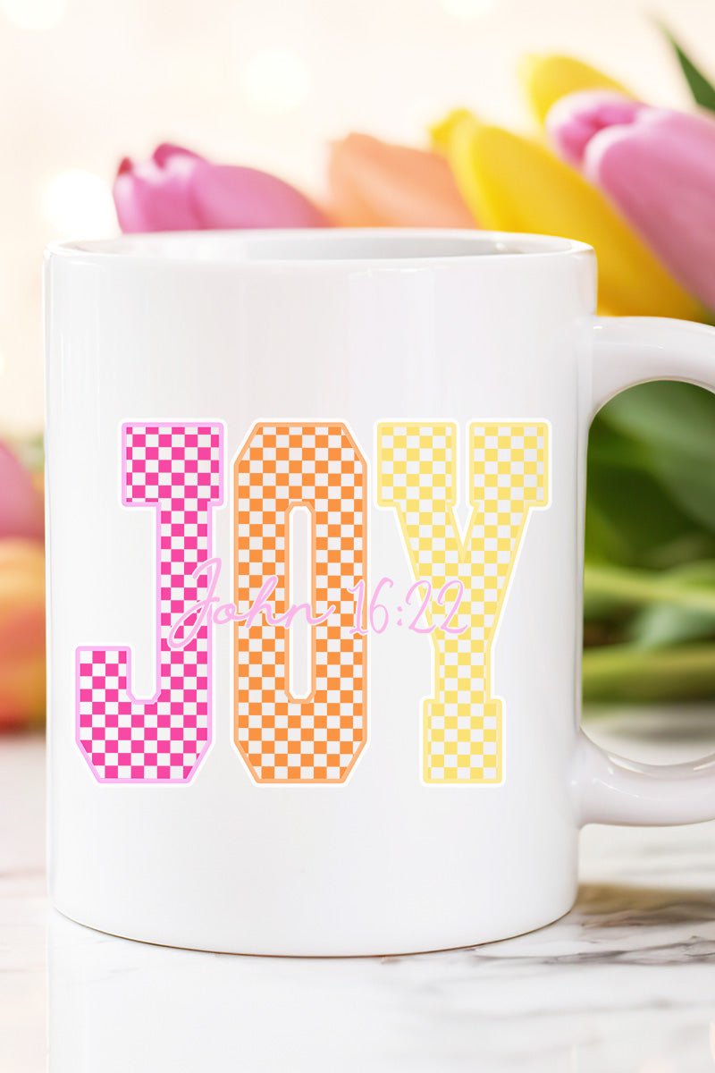 Bright & Bold Joy Ceramic Mug - Wholesale Accessory Market